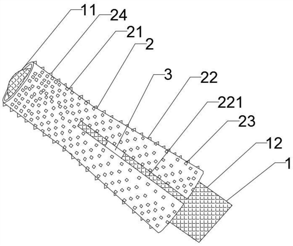 Femoral head supporting device for treating femoral head necrosis