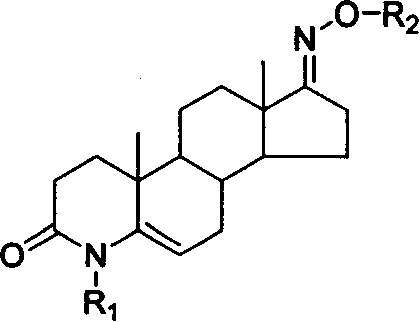 Steroid compound with 5-alpha reductase active and preparation process thereof
