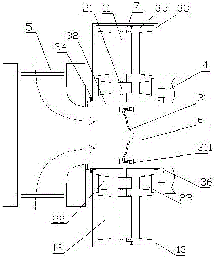 Horizontal type flush efficient excitation adjustable-pitch axial flow hydraulic generator and acting method thereof