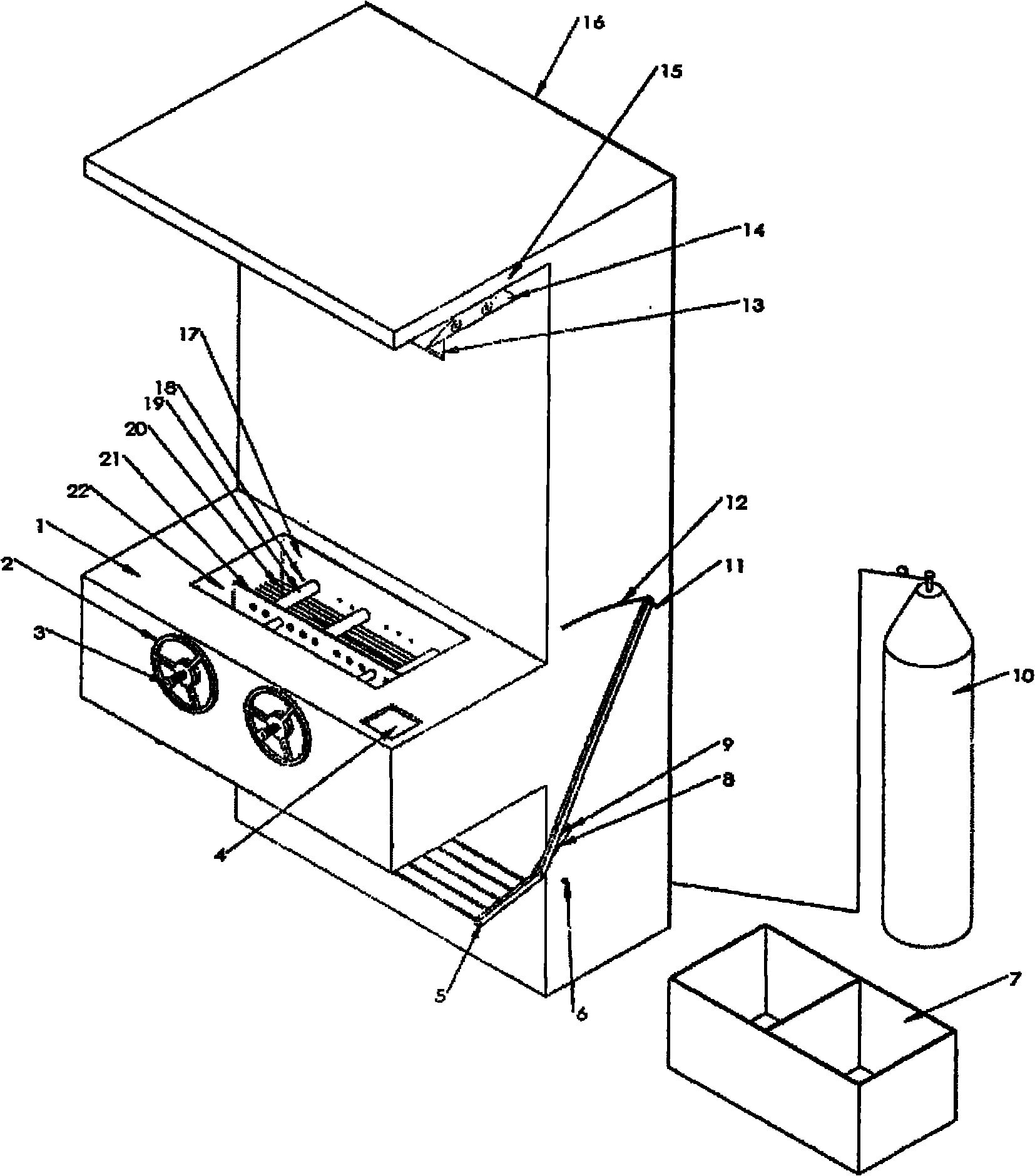 Leak detection device for auto air condition receiver drier and application method thereof