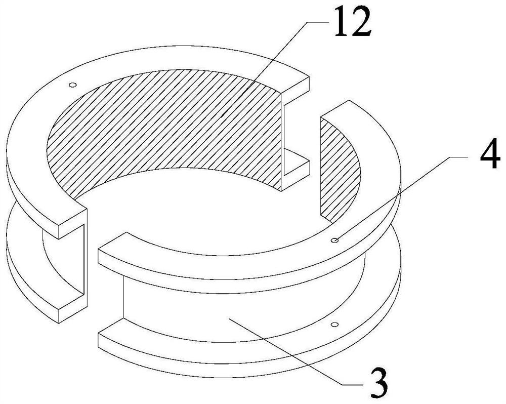 A turbulence energy dissipation device for suppressing breeze vibration of steel pipe tower rods