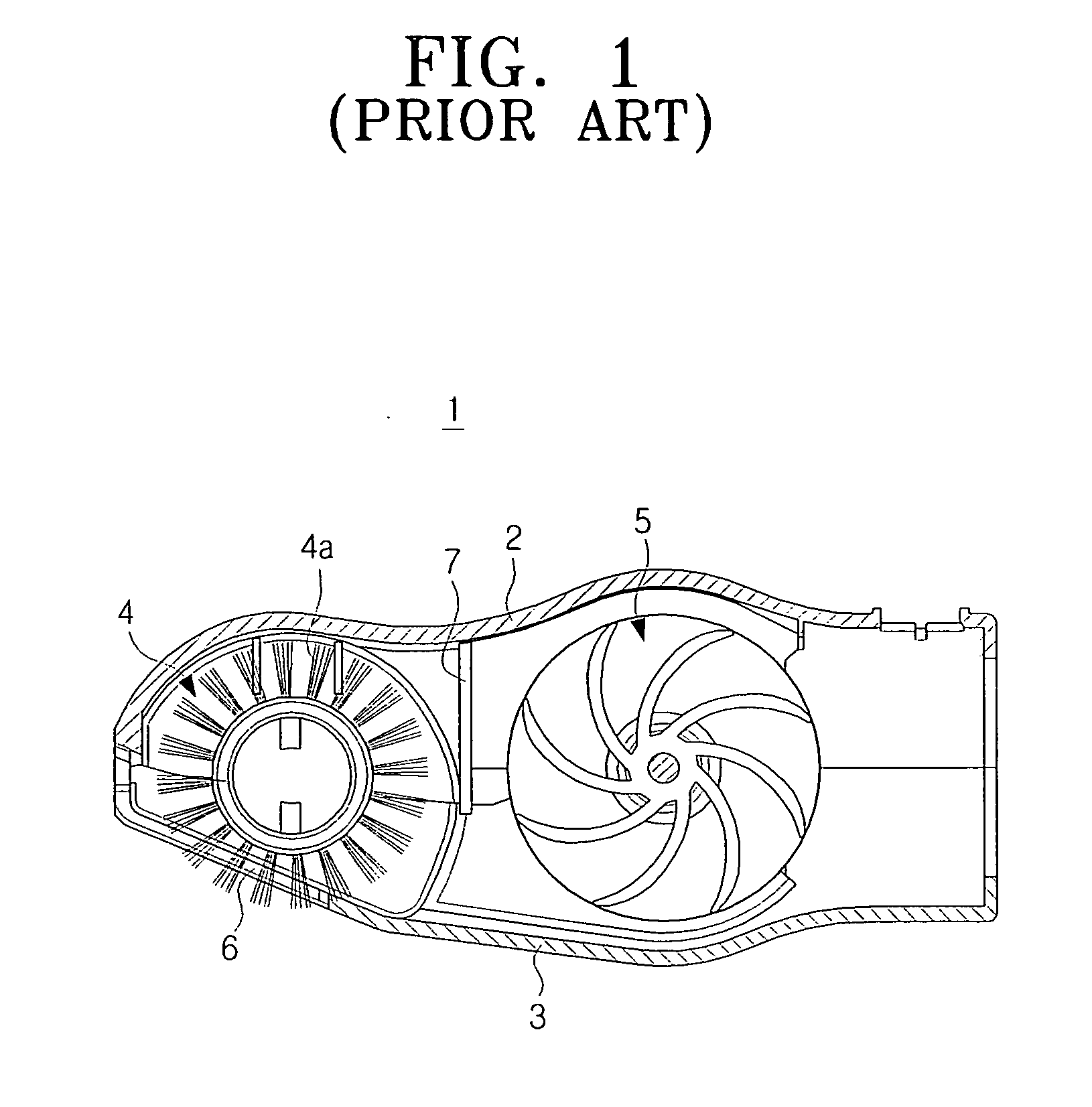 Nozzle assembly of vacuum cleaner