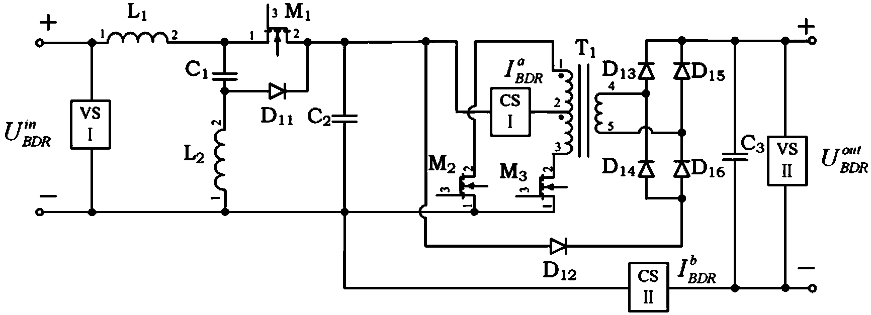 Wide-voltage-input efficient direct-current power converter for aerostat