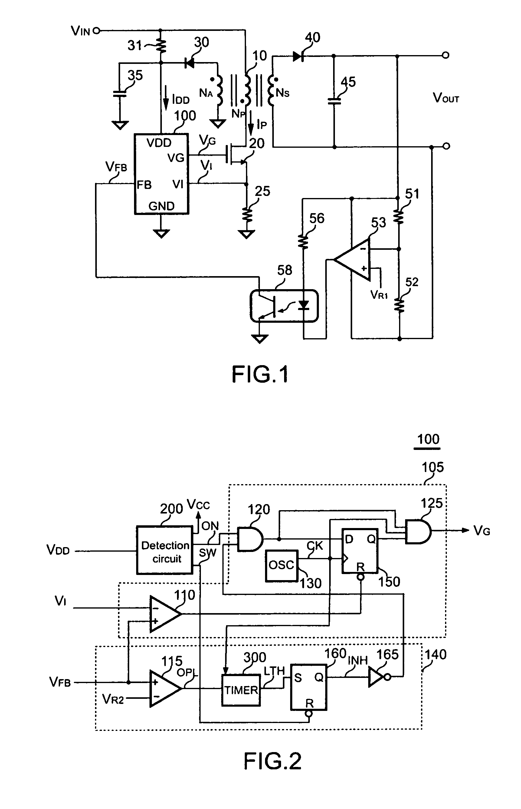 Control circuit having two-level under voltage lockout threshold to improve the protection of power supply