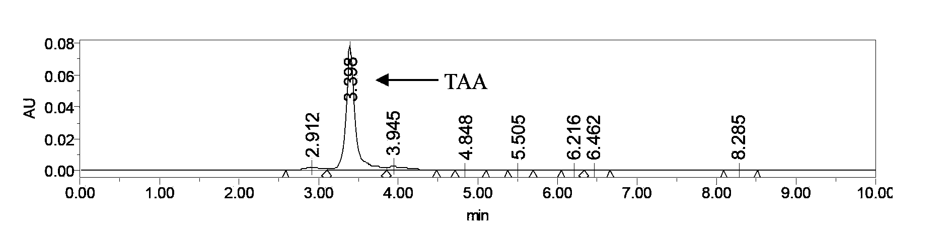 Trans-aconitic acid producing bacteria and application thereof