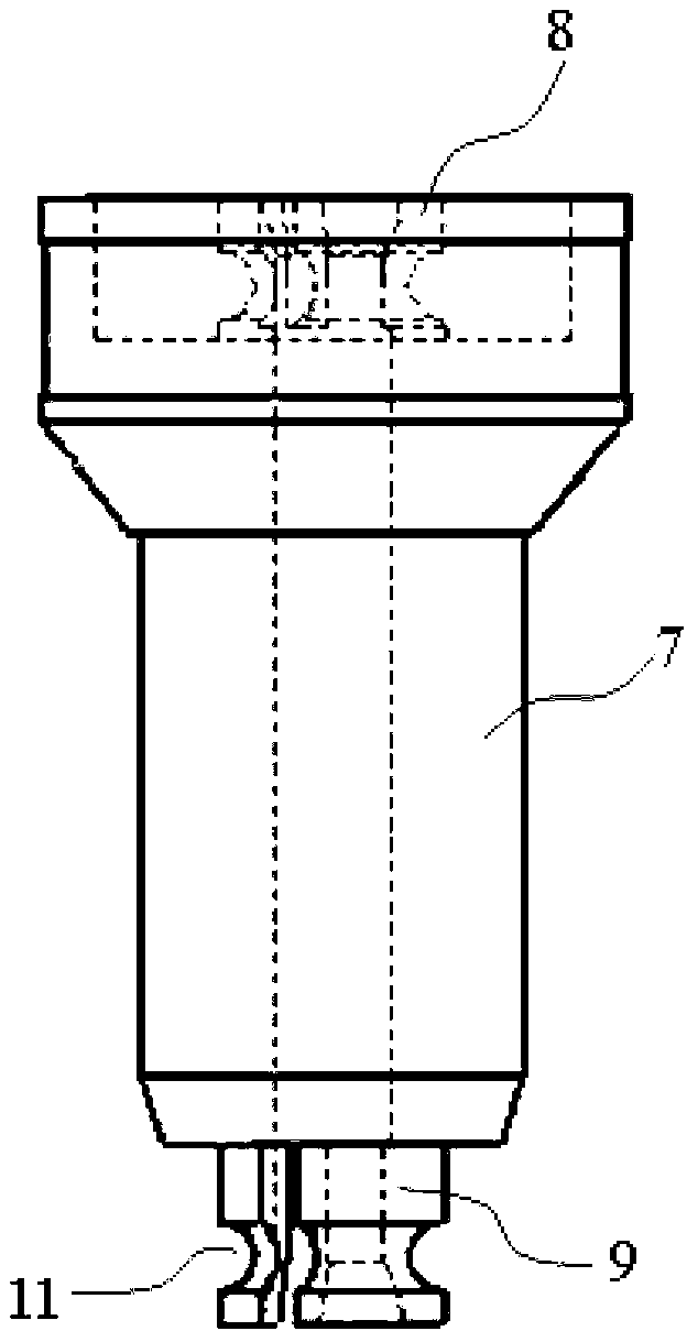 Nuclear magnetic resonance analysis device with high resolution ratio