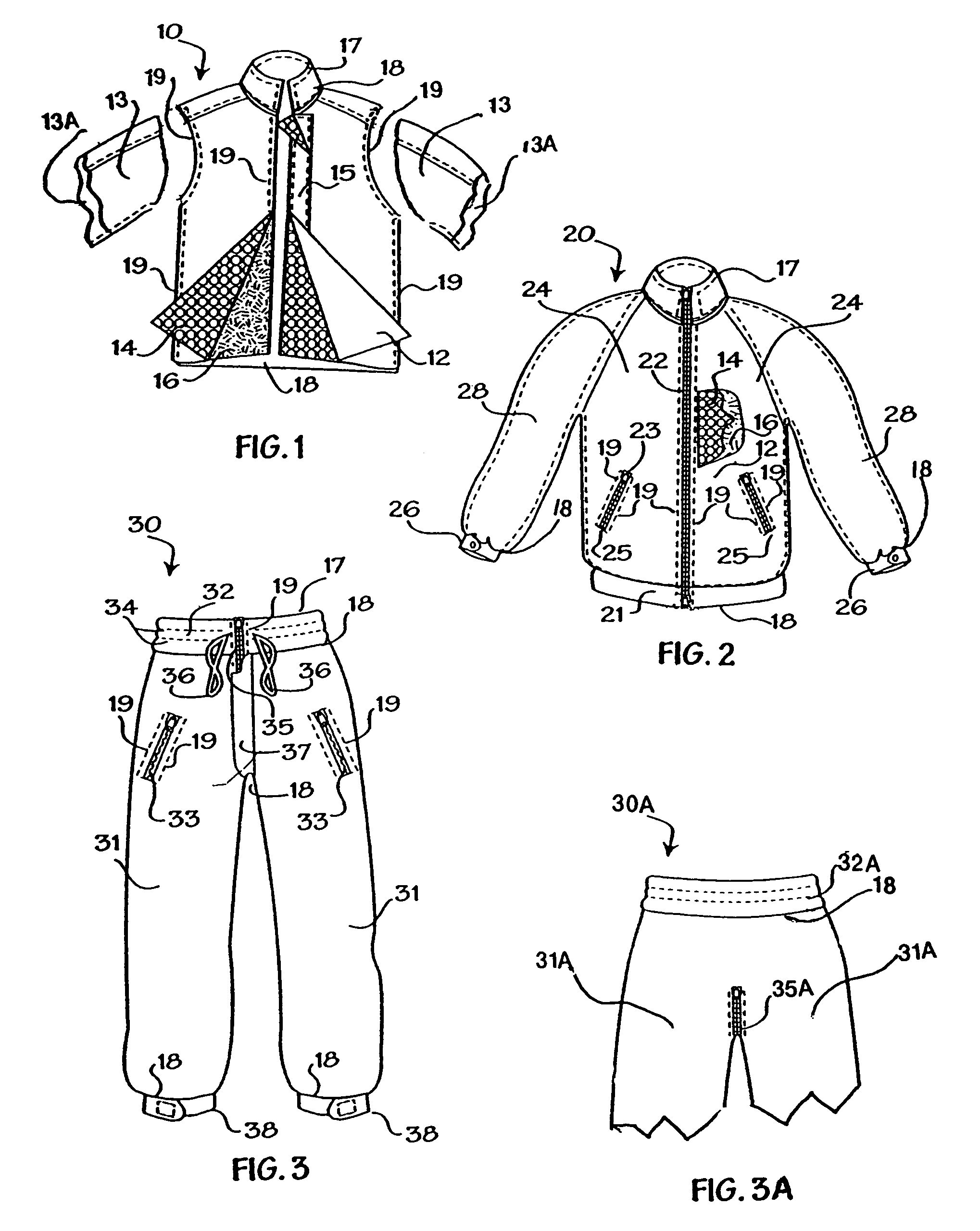 Liner and garment ensemble for thermal wear and anti-exposure suits