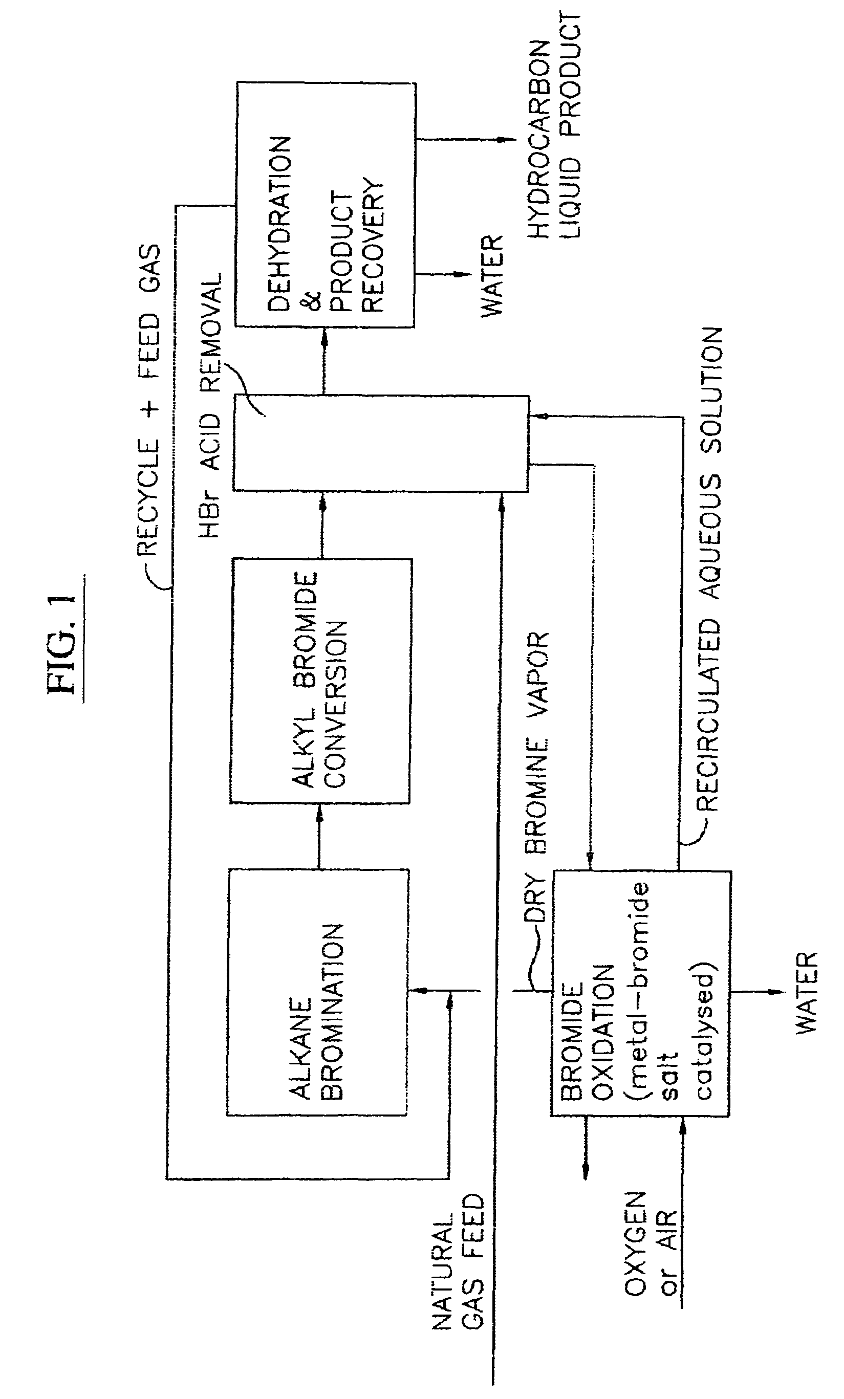 Process for converting gaseous alkanes to liquid hydrocarbons