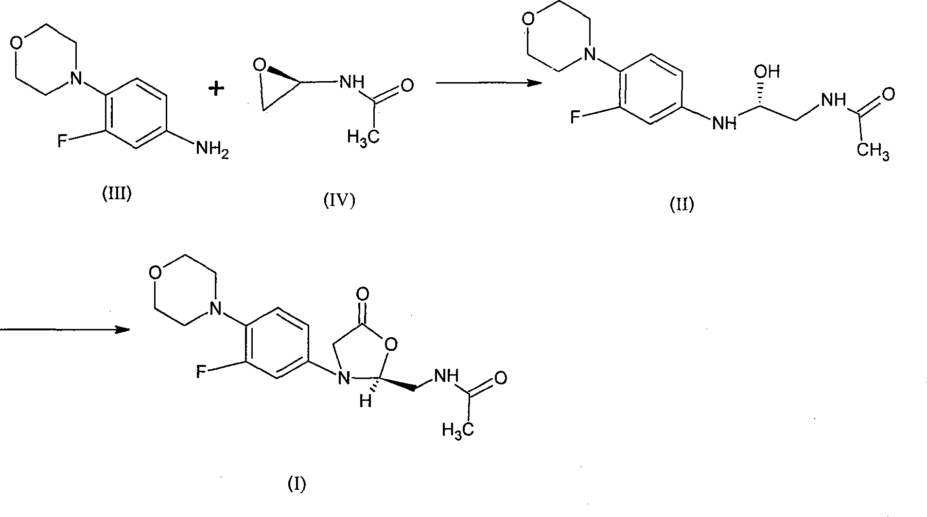 Synthesis of linezolid