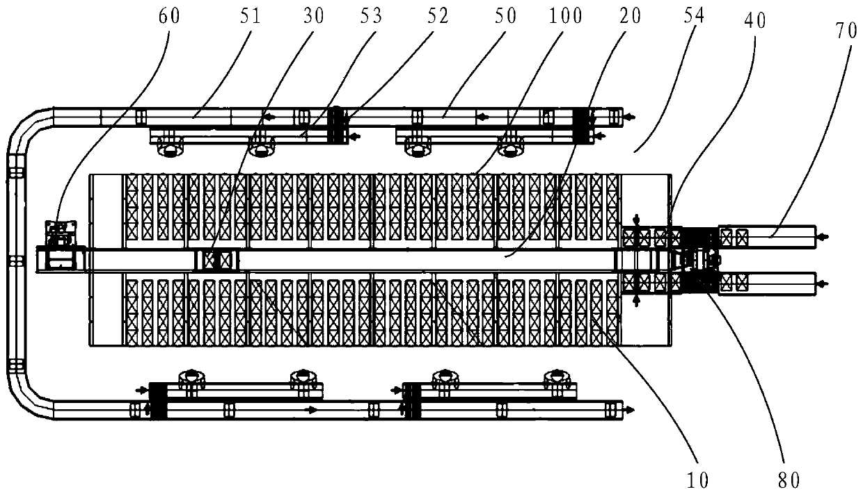 Intensive warehouse manual picking and automatic replenishment system