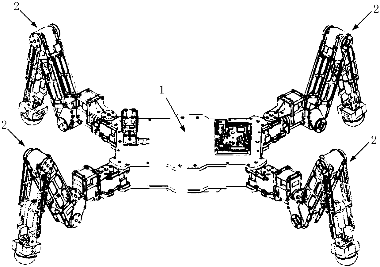 Variable configuration biomimetic quadruped robot