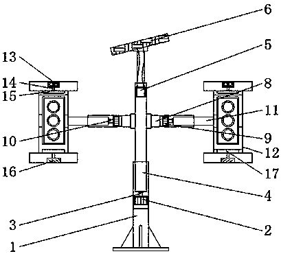 Anti-fog and adjustable cross-road type traffic signal device