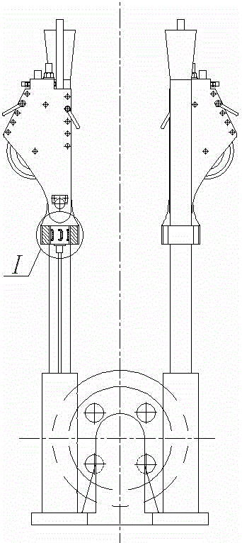 An automatic adjustment device for steel wire rope tension balance for hoisting