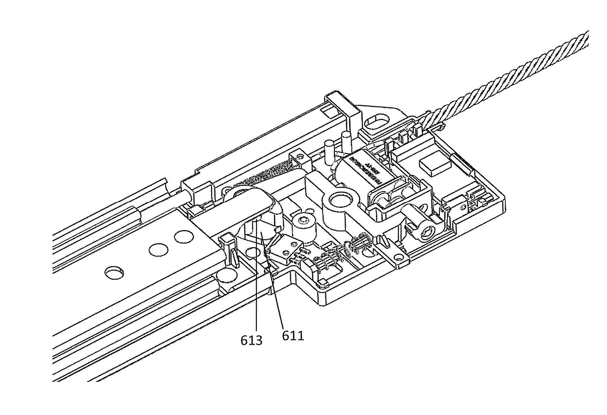 Drawer slide and electronically actuated locking mechanism