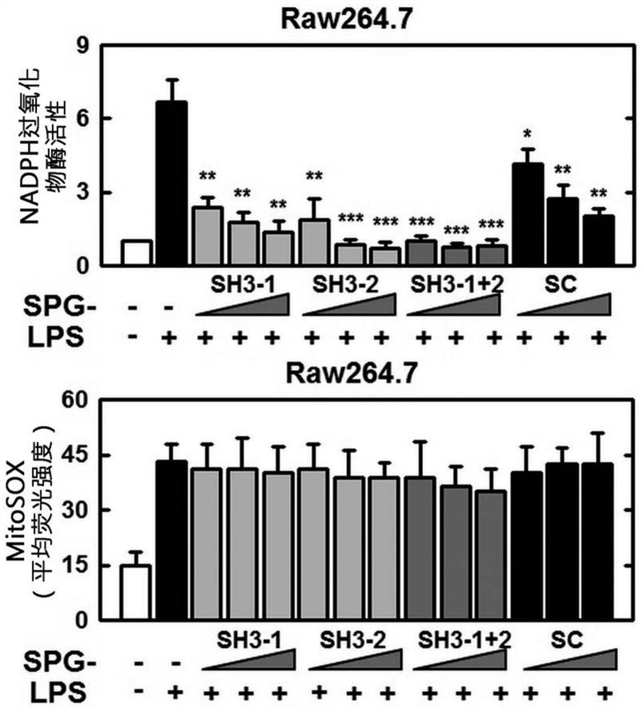 Composition, comprising beta-glucan-peptide complex and antibiotic, for prevention, alleviation, or treatment of inflammatory disease