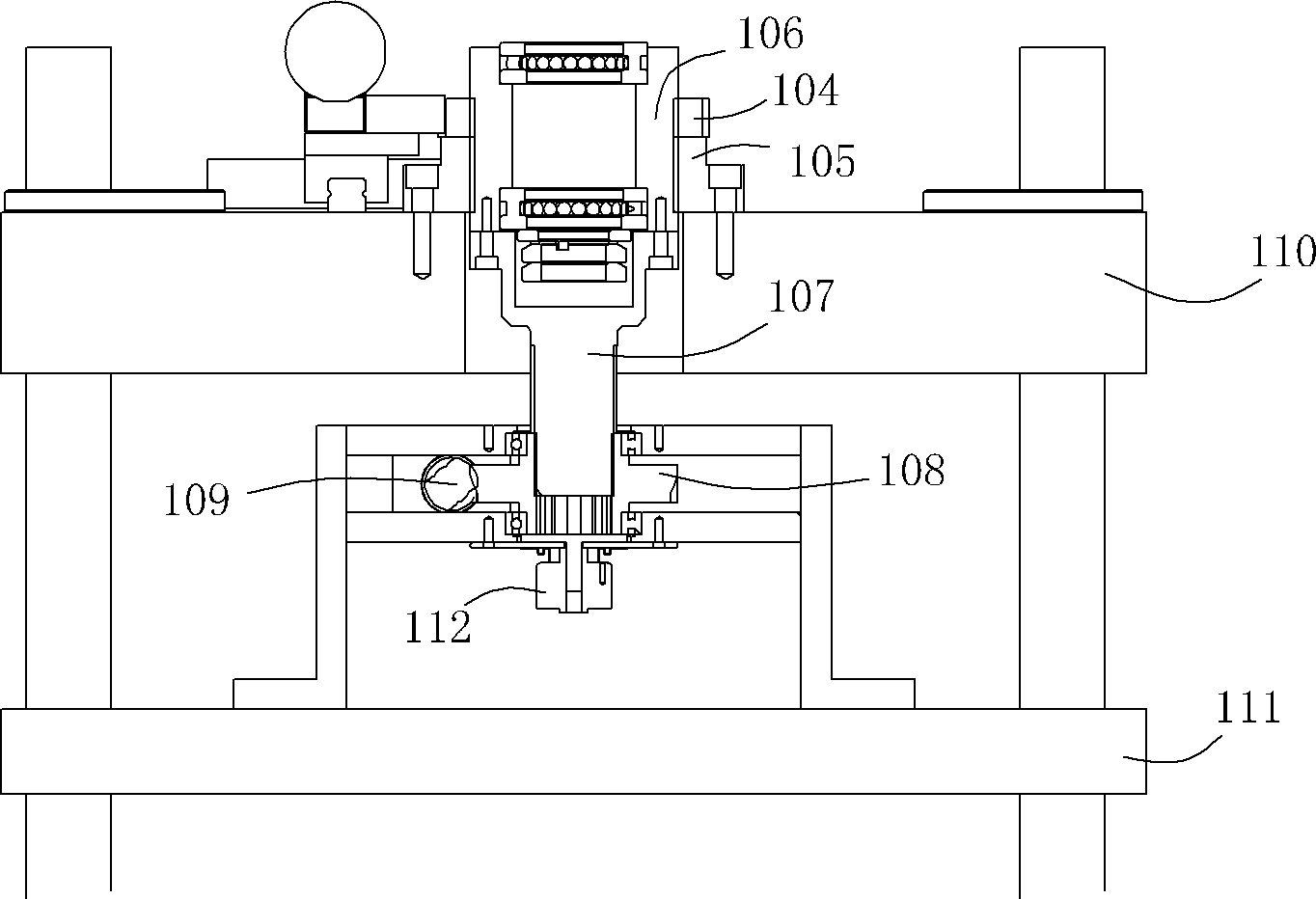 Automatic pressure regulating device of die-cutting machine