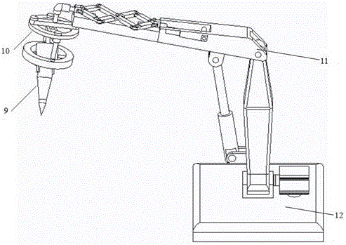 Accurate dispensing locating device for light combination assembly of laser gyroscope