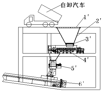 Bulk material conveying, transfer and loading method and system