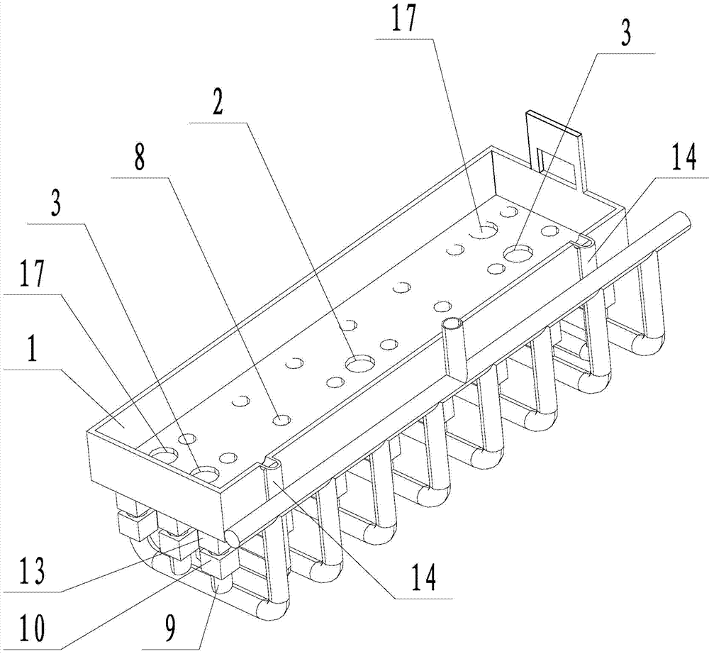 Container formation storage battery cooling apparatus and cooling operation method