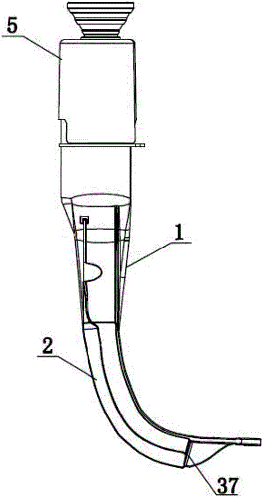 Reuseable laryngoscope