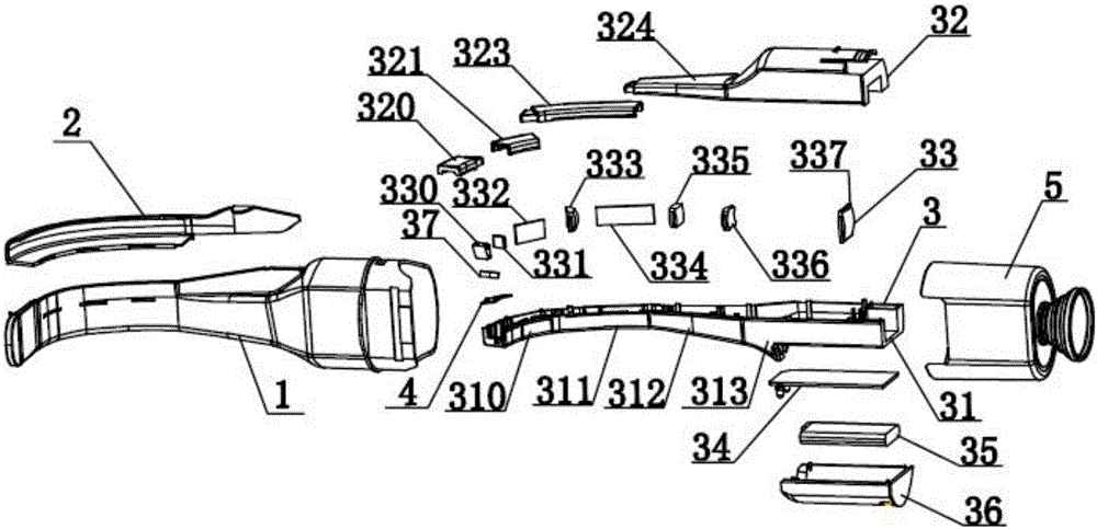 Reuseable laryngoscope