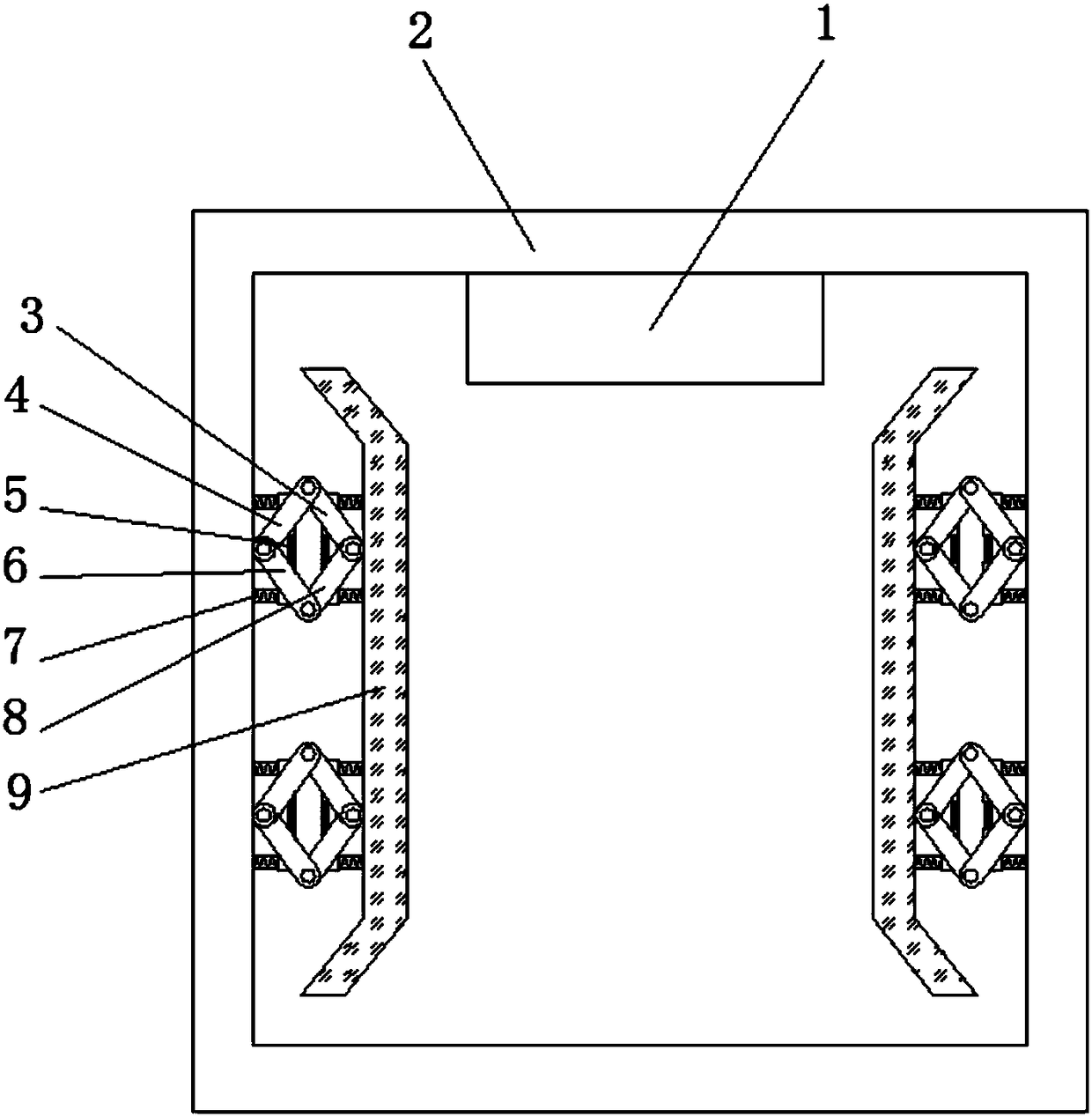 Mounting and fixing device of communication equipment