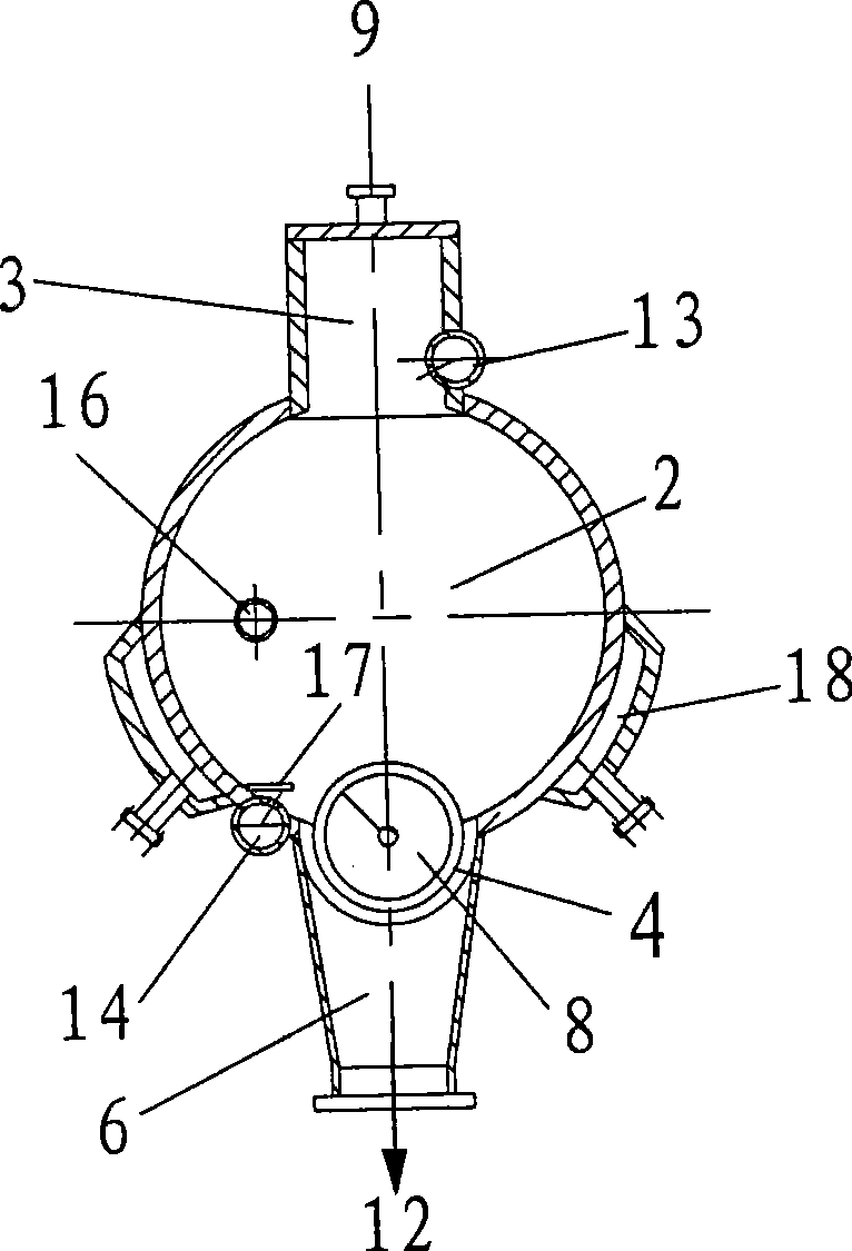 Horizontal type anaerobic reactor