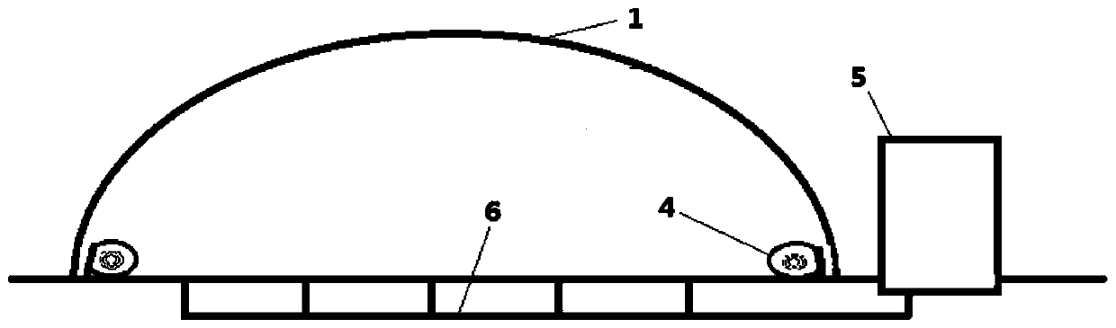 Double-layer-cover energy-saving greenhouse with blackbody structure