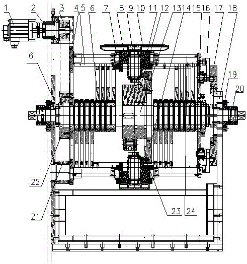 Hygienic article water-absorbing body variable-horizontal variable-speed expander and variable-horizontal variable-speed telescopic method