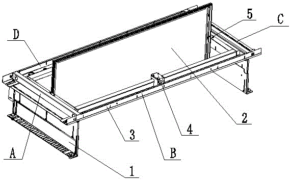 A cabinet rotating skylight