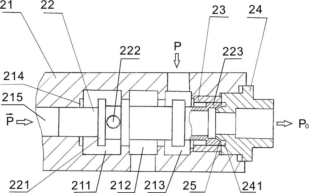 Hydraulic gadder and oil distribution sliding valve thereof