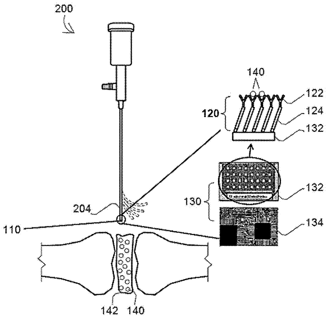 A biosensor device to detect target analytes in situ, in vivo, and/or in real time, and methods of making and using the same