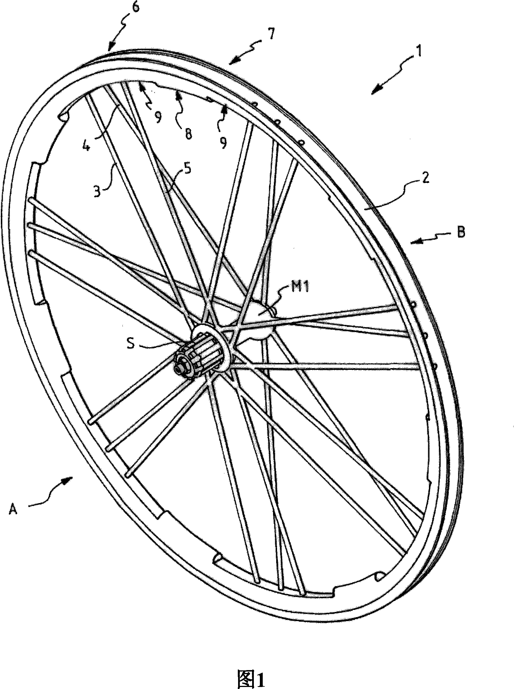 Rim for a bicycle spoked wheel and relative spoked wheel