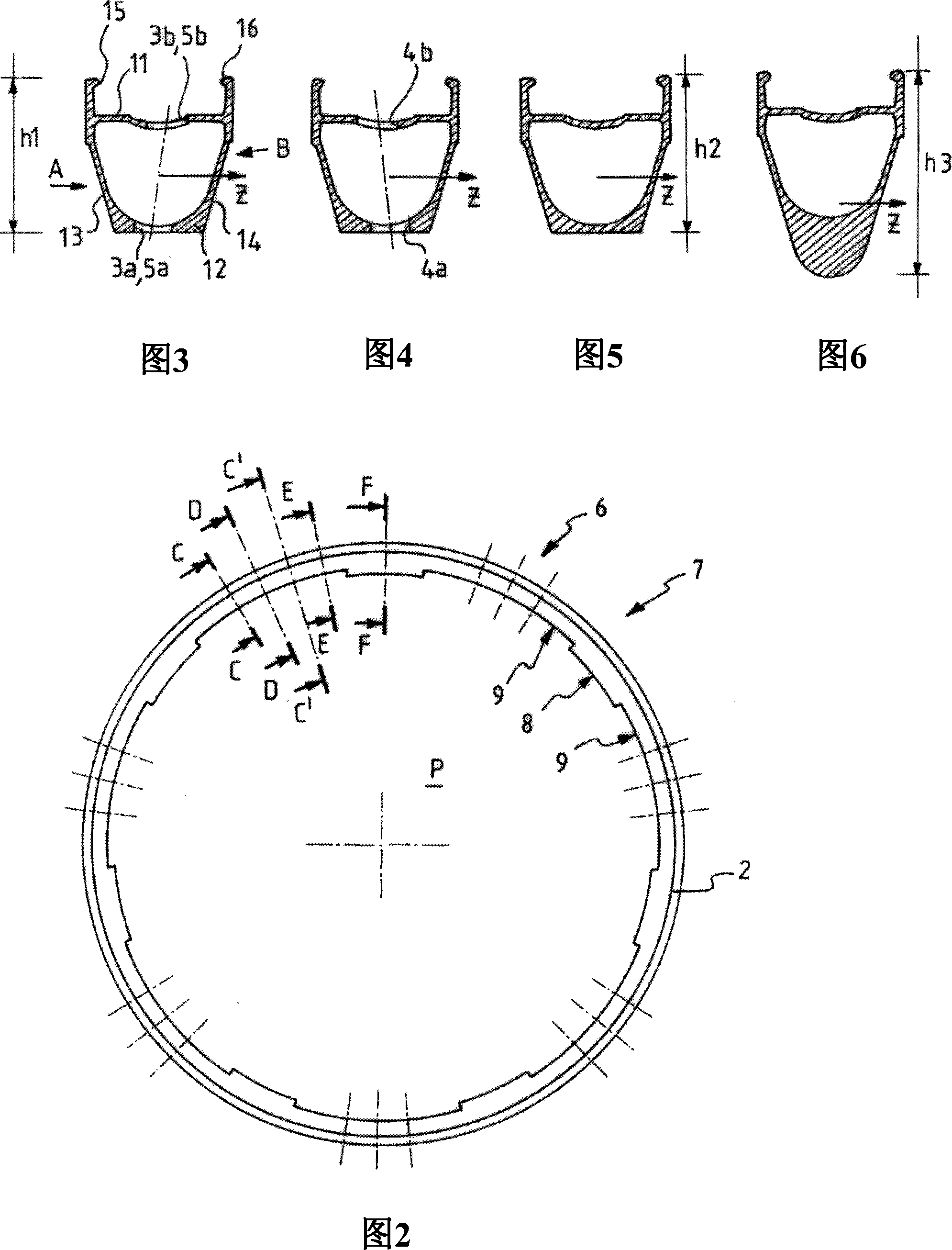 Rim for a bicycle spoked wheel and relative spoked wheel