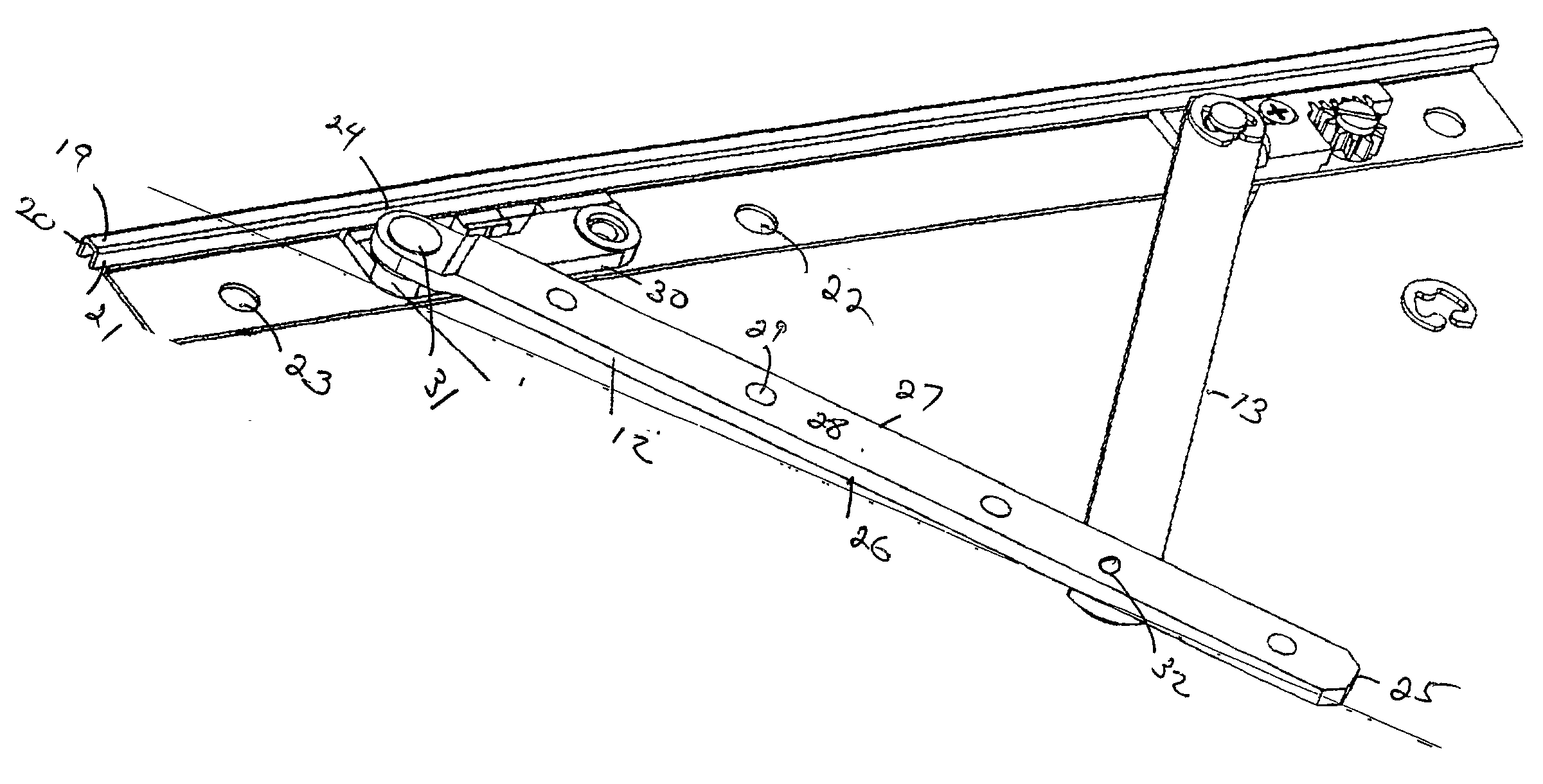 Casement window hinge