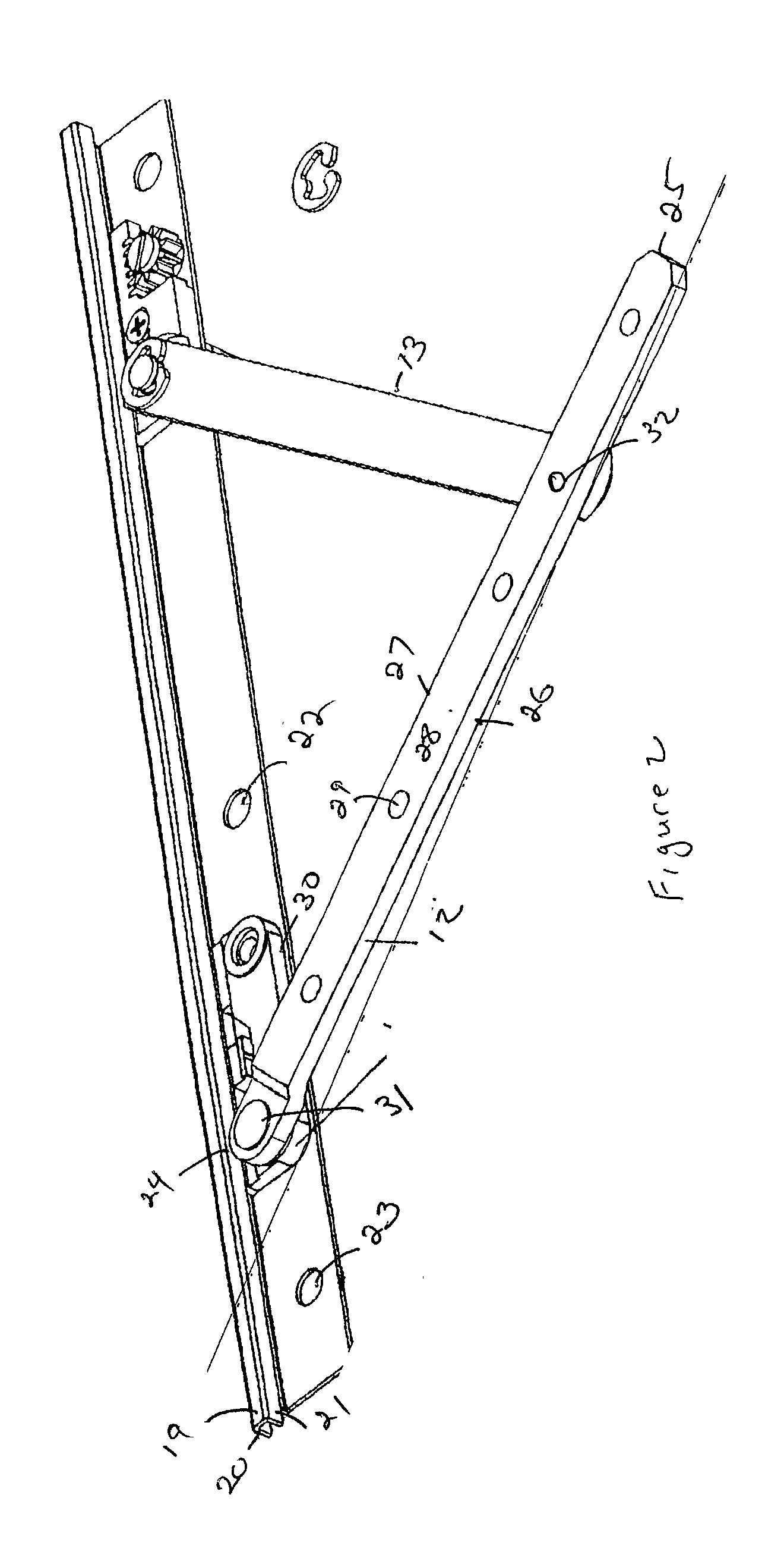 Casement window hinge