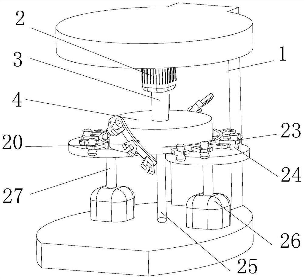 Rapid grinding device for building steel with fixed size