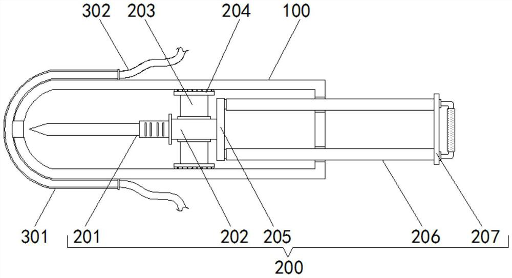 Membrane rupture device for obstetrical department