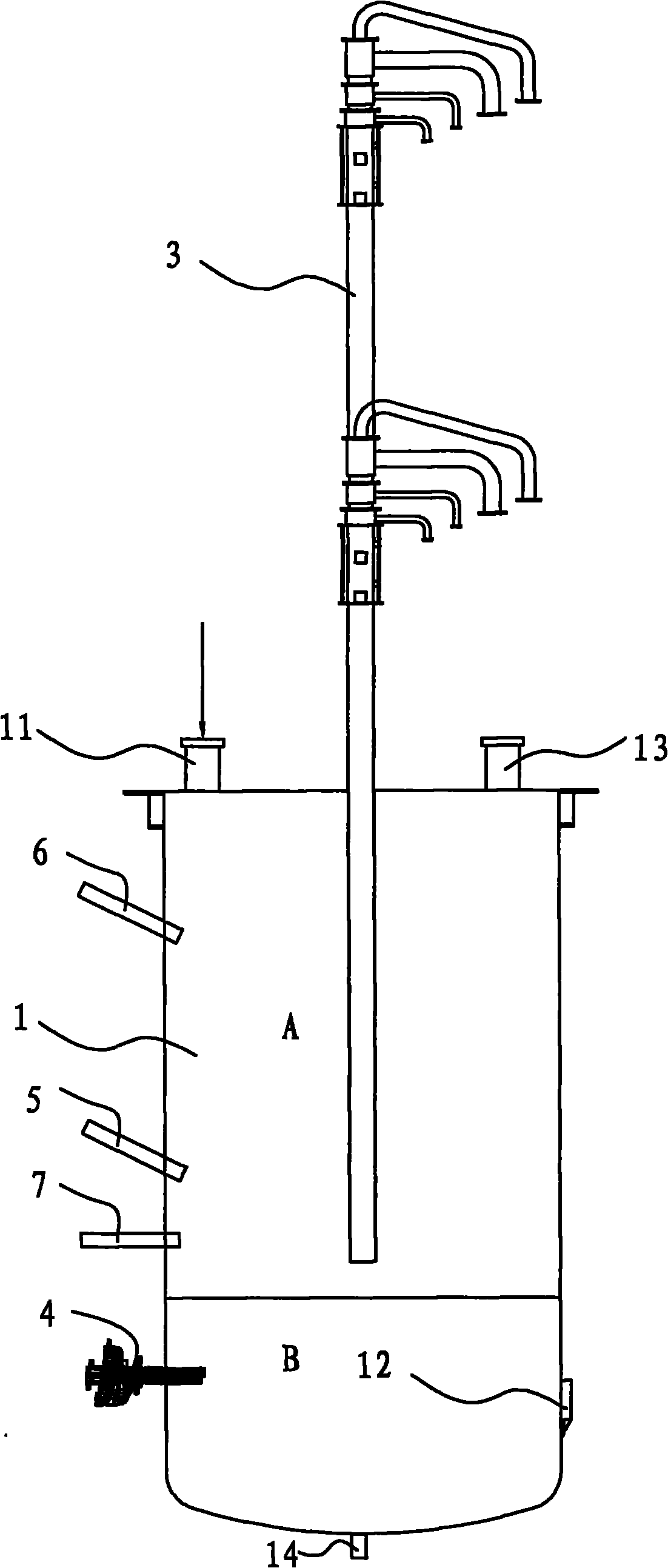 Equipment for recovering valuable metals from zinc-contained slag