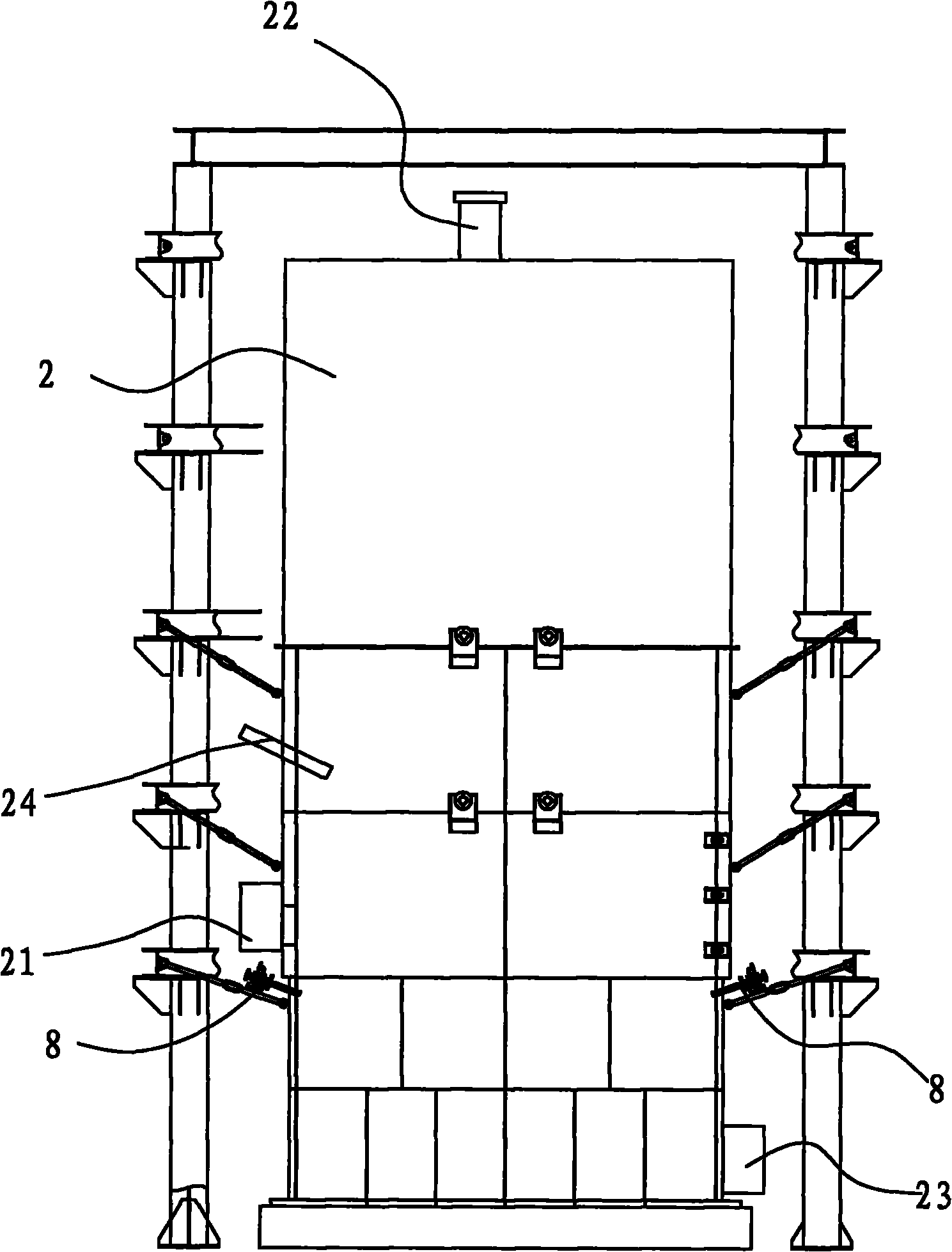 Equipment for recovering valuable metals from zinc-contained slag