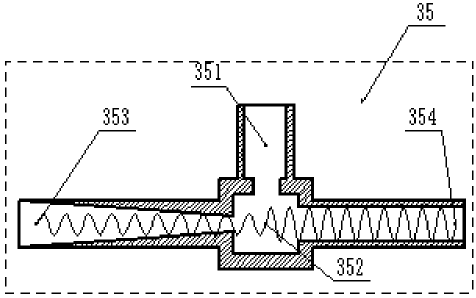 Plastic particle screening device