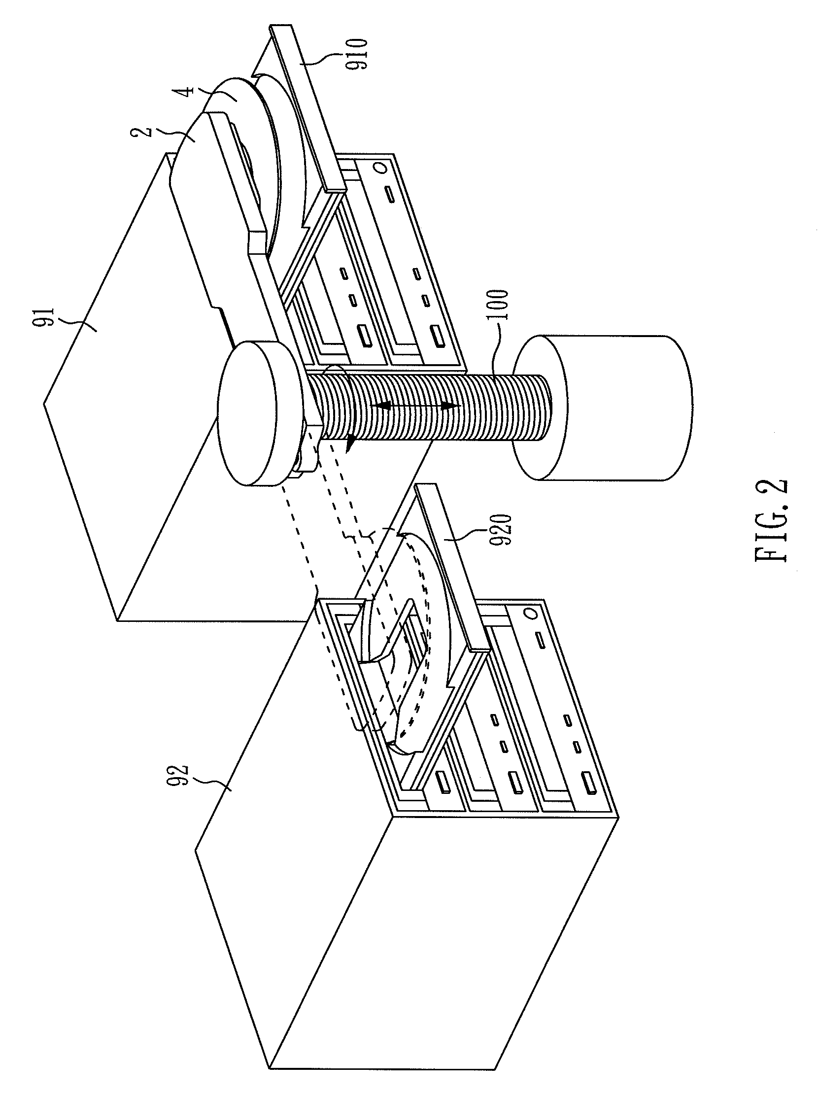 Transportation arm device for carrying discs
