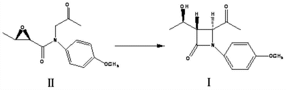 Preparation method of meropenem intermediate cyclization compound