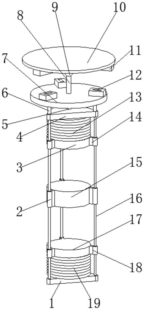 Stroke-variable precision moving coil for vibrating table
