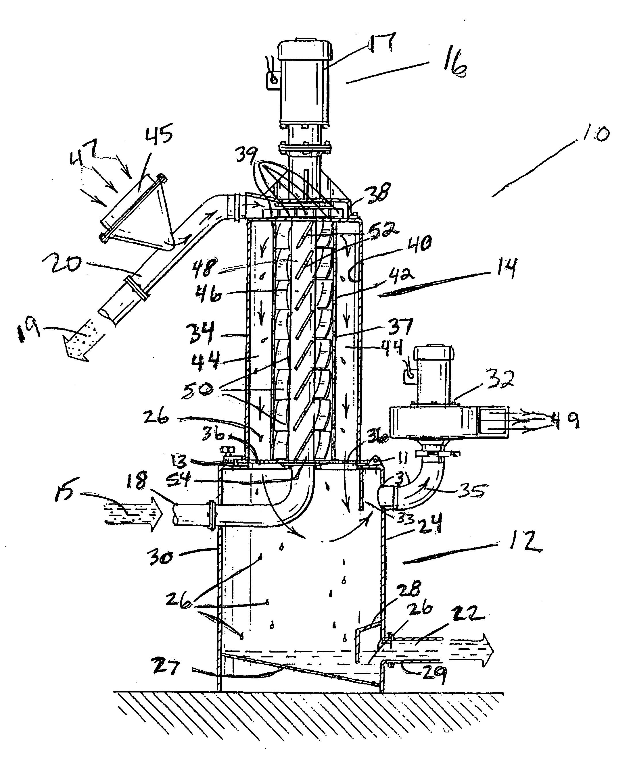 Forced air circulation for centrifugal pellet dryer