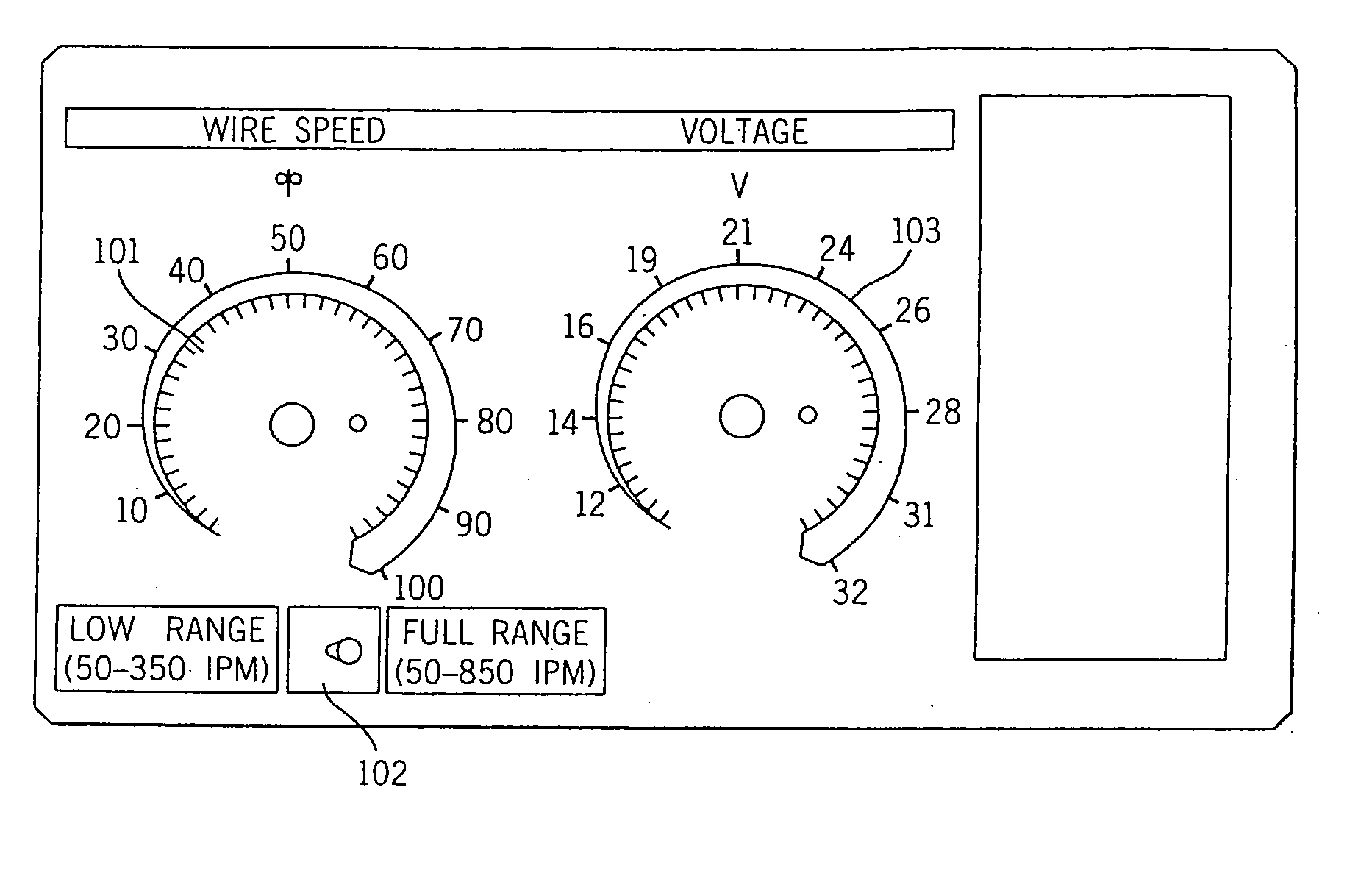 Wire feeder with non-linear speed control