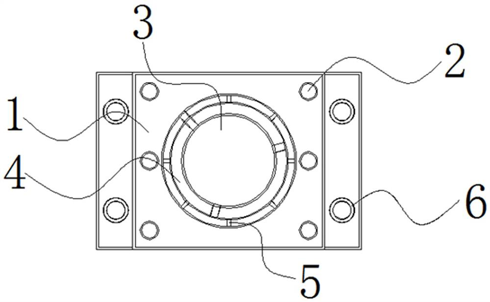 Optical glass forming mold device