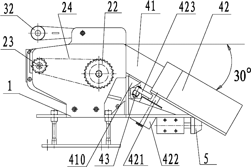 Quick hot blank extracting device with temperature sorting function