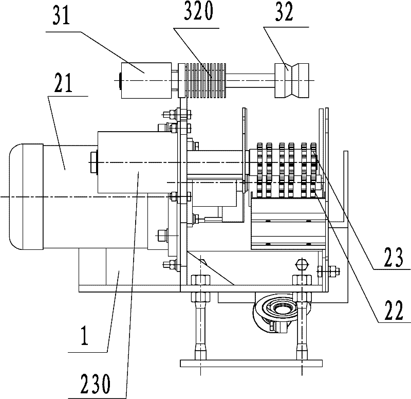 Quick hot blank extracting device with temperature sorting function