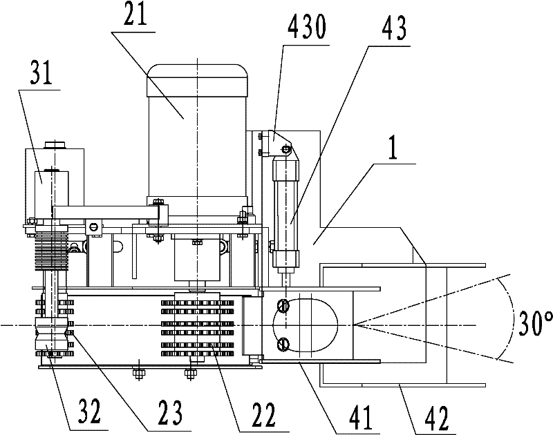 Quick hot blank extracting device with temperature sorting function